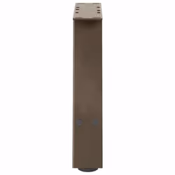 cm) vidaXL Coffee Table Legs A-Shaped Desk Legs Metal Bar Stand DIY 2 pcs Steel - natural, 50 x (30-31 - Additional view 5