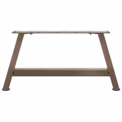 cm) vidaXL Coffee Table Legs A-Shaped Desk Legs Metal Bar Stand DIY 2 pcs Steel - natural, 70 x (30-31 - Additional view 4