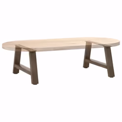 cm) vidaXL Coffee Table Legs A-Shaped Desk Legs Metal Bar Stand DIY 2 pcs Steel - natural, 70 x (30-31 - Additional view 7