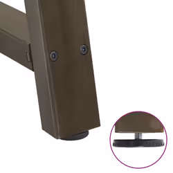 cm) vidaXL Coffee Table Legs A-Shaped Desk Legs Metal Bar Stand DIY 2 pcs Steel - natural, 70 x (30-31 - Additional view 8