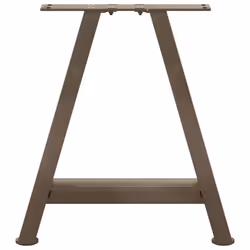 cm) vidaXL Coffee Table Legs A-Shaped Desk Legs Metal Bar Stand DIY 2 pcs Steel - 38 x (42-43 - Additional view 4
