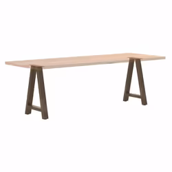 cm) vidaXL Coffee Table Legs A-Shaped Desk Legs Metal Bar Stand DIY 2 pcs Steel - natural, 60 x (72-73 - Additional view 7