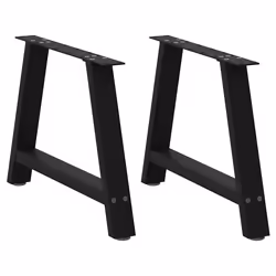 VidaXL 4012852, Metal, Black, Indoor, 730 mm, 700 mm
