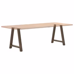 cm) vidaXL Coffee Table Legs A-Shaped Desk Legs Metal Bar Stand DIY 2 pcs Steel - natural, 70 x (72-73 - Additional view 7