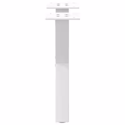 cm (40 mm)/ 2 pcs) vidaXL Dining Table Legs X-Shaped Desk Legs Kitchen Metal Furniture Legs Steel - white, 30 x (30-31 - Additional view 4
