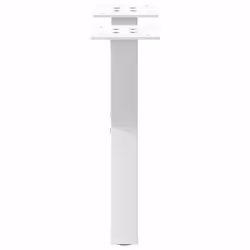 cm (40 mm)/ 2 pcs) vidaXL Dining Table Legs X-Shaped Desk Legs Kitchen Metal Furniture Legs Steel - white, 40 x (30-31 - Additional view 5