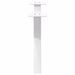 cm (40 mm)/ 2 pcs) vidaXL Dining Table Legs X-Shaped Desk Legs Kitchen Metal Furniture Legs Steel - white, 50 x (30-31 - Additional view 4