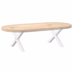 cm (40 mm)/ 2 pcs) vidaXL Dining Table Legs X-Shaped Desk Legs Kitchen Metal Furniture Legs Steel - white, 50 x (30-31 - Additional view 6