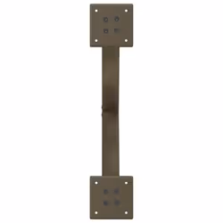 vidaXL Coffee Table Legs X-Shaped 2 pcs Natural Steel 50x(30-31) cm Steel - Additional view 6