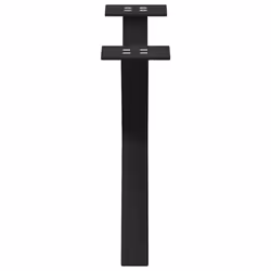cm (40 mm)/ 2 pcs) vidaXL Dining Table Legs X-Shaped Desk Legs Kitchen Metal Furniture Legs Steel - black, 60 x (30-31 - Additional view 5