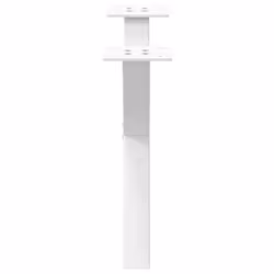 cm (40 mm)/ 2 pcs) vidaXL Dining Table Legs X-Shaped Desk Legs Kitchen Metal Furniture Legs Steel - white, 60 x (30-31 - Additional view 5