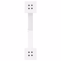 cm (40 mm)/ 2 pcs) vidaXL Dining Table Legs X-Shaped Desk Legs Kitchen Metal Furniture Legs Steel - white, 60 x (30-31 - Additional view 6