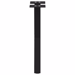 cm (40 mm)/ 2 pcs) vidaXL Dining Table Legs X-Shaped Desk Legs Kitchen Metal Furniture Legs Steel - black, 28 x (42-43 - Additional view 5