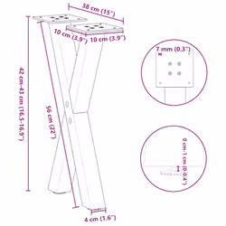 VidaXL 4012894 table part