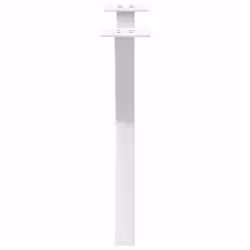cm (40 mm)/ 2 pcs) vidaXL Dining Table Legs X-Shaped Desk Legs Kitchen Metal Furniture Legs Steel - white, 50 x (42-43 - Additional view 5