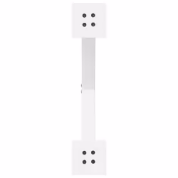 cm (40 mm)/ 2 pcs) vidaXL Dining Table Legs X-Shaped Desk Legs Kitchen Metal Furniture Legs Steel - white, 60 x (42-43 - Additional view 6