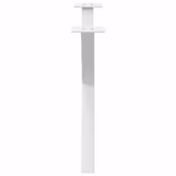 cm (40 mm)/ 2 pcs) vidaXL Dining Table Legs X-Shaped Desk Legs Kitchen Metal Furniture Legs Steel - white, 70 x (42-43 - Additional view 4
