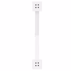 cm (40 mm)/ 2 pcs) vidaXL Dining Table Legs X-Shaped Desk Legs Kitchen Metal Furniture Legs Steel - white, 70 x (42-43 - Additional view 5