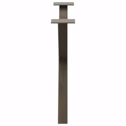 cm (40 mm)/ 2 pcs) vidaXL Dining Table Legs X-Shaped Desk Legs Kitchen Metal Furniture Legs Steel - natural, 70 x (42-43 - Additional view 5