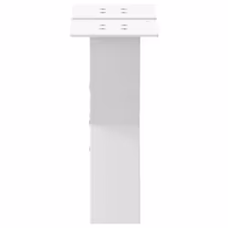 cm (80 mm)/ 2 pcs) vidaXL Dining Table Legs X-Shaped Desk Legs Kitchen Metal Furniture Legs Steel - white, 30 x (30-31 - Additional view 5