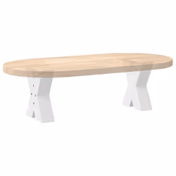 cm (80 mm)/ 2 pcs) vidaXL Dining Table Legs X-Shaped Desk Legs Kitchen Metal Furniture Legs Steel - white, 30 x (30-31 - Additional view 7