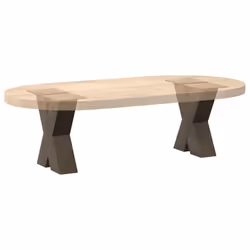 cm (80 mm)/ 2 pcs) vidaXL Dining Table Legs X-Shaped Desk Legs Kitchen Metal Furniture Legs Steel - natural, 40 x (30-31 - Additional view 7