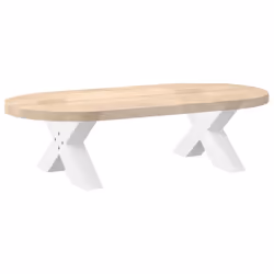 cm (80 mm)/ 2 pcs) vidaXL Dining Table Legs X-Shaped Desk Legs Kitchen Metal Furniture Legs Steel - white, 50 x (30-31 - Additional view 7