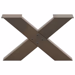 cm) vidaXL Dining Table Legs X-Shaped Desk Legs Kitchen Metal Furniture Legs Steel - 50 x (30-31 - Additional view 4
