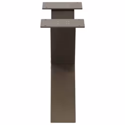 cm) vidaXL Dining Table Legs X-Shaped Desk Legs Kitchen Metal Furniture Legs Steel - 50 x (30-31 - Additional view 5