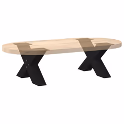 cm (80 mm)/ 2 pcs) vidaXL Dining Table Legs X-Shaped Desk Legs Kitchen Metal Furniture Legs Steel - black, 60 x (30-31 - Additional view 7