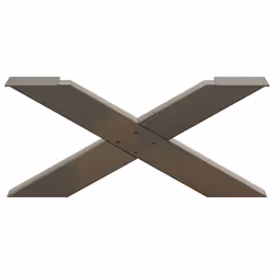 cm) vidaXL Dining Table Legs X-Shaped Desk Legs Kitchen Metal Furniture Legs Steel - 70 x (30-31 - Additional view 4