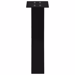 cm (80 mm)/ 2 pcs) vidaXL Dining Table Legs X-Shaped Desk Legs Kitchen Metal Furniture Legs Steel - black, 28 x (42-43 - Additional view 5