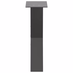 cm (80 mm)/ 2 pcs) vidaXL Dining Table Legs X-Shaped Desk Legs Kitchen Metal Furniture Legs Steel - anthracite, 28 x (42-43 - Additional view 5