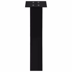 cm (80 mm)/ 2 pcs) vidaXL Dining Table Legs X-Shaped Desk Legs Kitchen Metal Furniture Legs Steel - black, 38 x (42-43 - Additional view 5