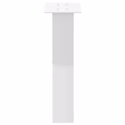 cm (80 mm)/ 2 pcs) vidaXL Dining Table Legs X-Shaped Desk Legs Kitchen Metal Furniture Legs Steel - white, 38 x (42-43 - Additional view 5