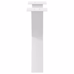 cm (80 mm)/ 2 pcs) vidaXL Dining Table Legs X-Shaped Desk Legs Kitchen Metal Furniture Legs Steel - white, 50 x (42-43 - Additional view 5