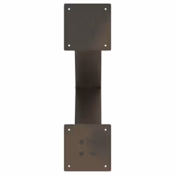 cm) vidaXL Dining Table Legs X-Shaped Desk Legs Kitchen Metal Furniture Legs Steel - 50 x (42-43 - Additional view 6