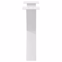cm (80 mm)/ 2 pcs) vidaXL Dining Table Legs X-Shaped Desk Legs Kitchen Metal Furniture Legs Steel - white, 60 x (42-43 - Additional view 5