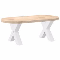 cm (80 mm)/ 2 pcs) vidaXL Dining Table Legs X-Shaped Desk Legs Kitchen Metal Furniture Legs Steel - white, 60 x (42-43 - Additional view 7