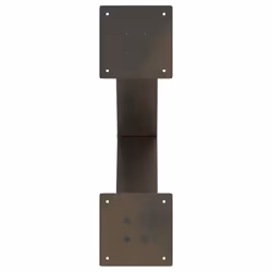 cm (80 mm)/ 2 pcs) vidaXL Dining Table Legs X-Shaped Desk Legs Kitchen Metal Furniture Legs Steel - natural, 60 x (42-43 - Additional view 6