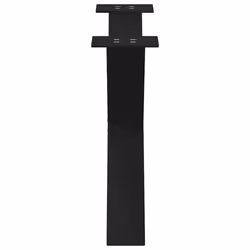 cm (80 mm)/ 2 pcs) vidaXL Dining Table Legs X-Shaped Desk Legs Kitchen Metal Furniture Legs Steel - black, 70 x (42-43 - Additional view 5