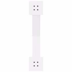cm (80 mm)/ 2 pcs) vidaXL Dining Table Legs X-Shaped Desk Legs Kitchen Metal Furniture Legs Steel - white, 70 x (42-43 - Additional view 6