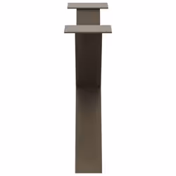 cm (80 mm)/ 2 pcs) vidaXL Dining Table Legs X-Shaped Desk Legs Kitchen Metal Furniture Legs Steel - natural, 70 x (42-43 - Additional view 5