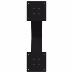 cm (80 mm)/ 2 pcs) vidaXL Dining Table Legs X-Shaped Desk Legs Kitchen Metal Furniture Legs Steel - black, 50 x (72-73 - Additional view 6