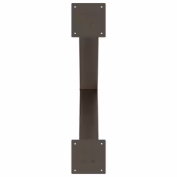 cm (80 mm)/ 2 pcs) vidaXL Dining Table Legs X-Shaped Desk Legs Kitchen Metal Furniture Legs Steel - natural, 70 x (72-73 - Additional view 6