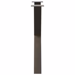 cm (80 mm)/ 2 pcs) vidaXL Dining Table Legs X-Shaped Desk Legs Kitchen Metal Furniture Legs Steel - natural, 80 x (72-73 - Additional view 5