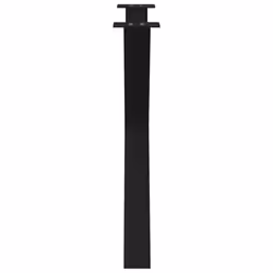 cm (80 mm)/ 2 pcs) vidaXL Dining Table Legs X-Shaped Desk Legs Kitchen Metal Furniture Legs Steel - black, 90 x (72-73 - Additional view 5