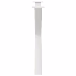 cm (80 mm)/ 2 pcs) vidaXL Dining Table Legs X-Shaped Desk Legs Kitchen Metal Furniture Legs Steel - white, 90 x (72-73 - Additional view 5