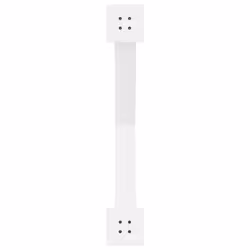 cm (80 mm)/ 2 pcs) vidaXL Dining Table Legs X-Shaped Desk Legs Kitchen Metal Furniture Legs Steel - white, 90 x (72-73 - Additional view 6