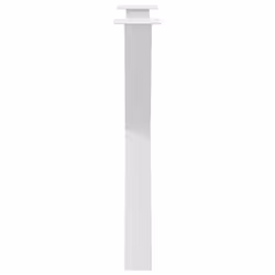 cm (80 mm)/ 3 pcs) vidaXL Dining Table Legs X-Shaped Desk Legs Kitchen Metal Furniture Legs Steel - white, 80 x (72-73 - Additional view 5